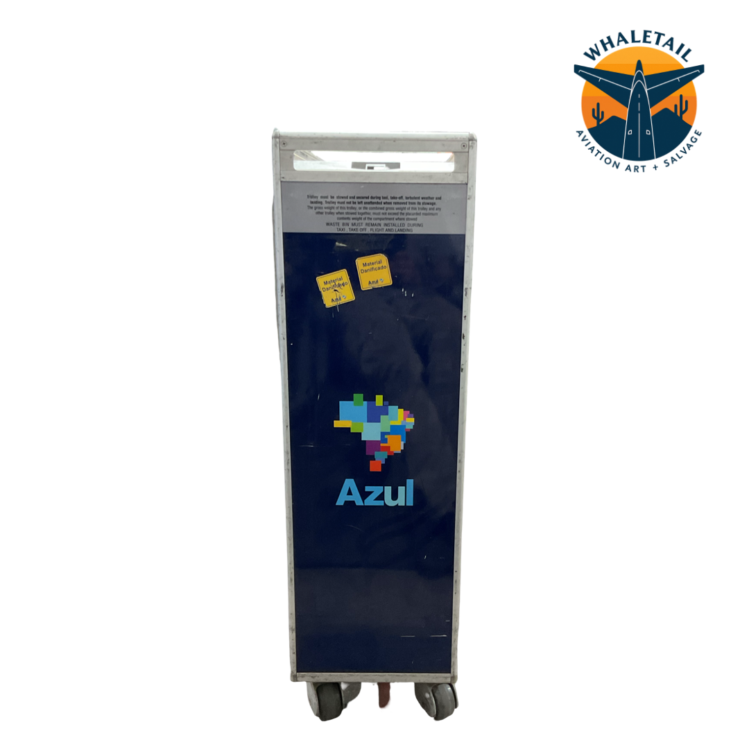 AZUL Galley Waste Cart – Authentic Aircraft Cabin Cart | PN T6605005