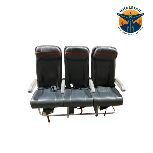 Virgin Australia Boeing 737 Economy Row of 3 Seats | Authentic Aircraft Seating