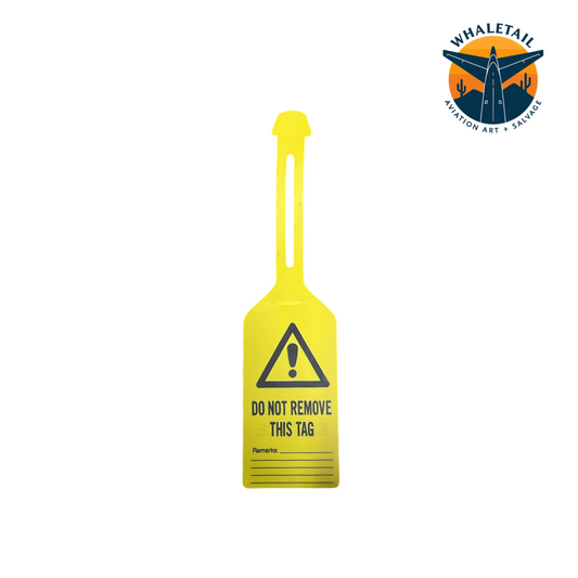 Aircraft “Out of Service” Safety Tag