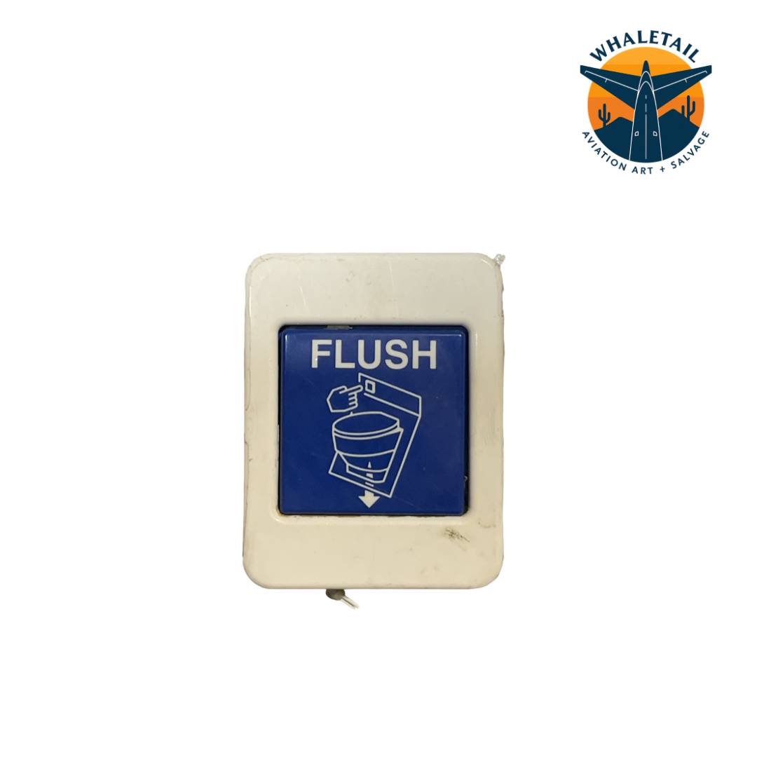 Aircraft Lavatory "FLUSH" Button | PN D72D93007-111