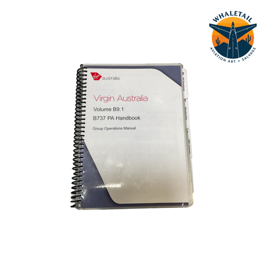 Virgin Australia Boeing 737 Handbook – Original Operations Manual (Volume B9.1)