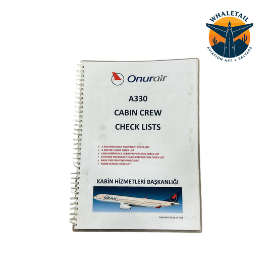 Airbus A330 Cabin Crew Checklists | Original Aircraft Manual