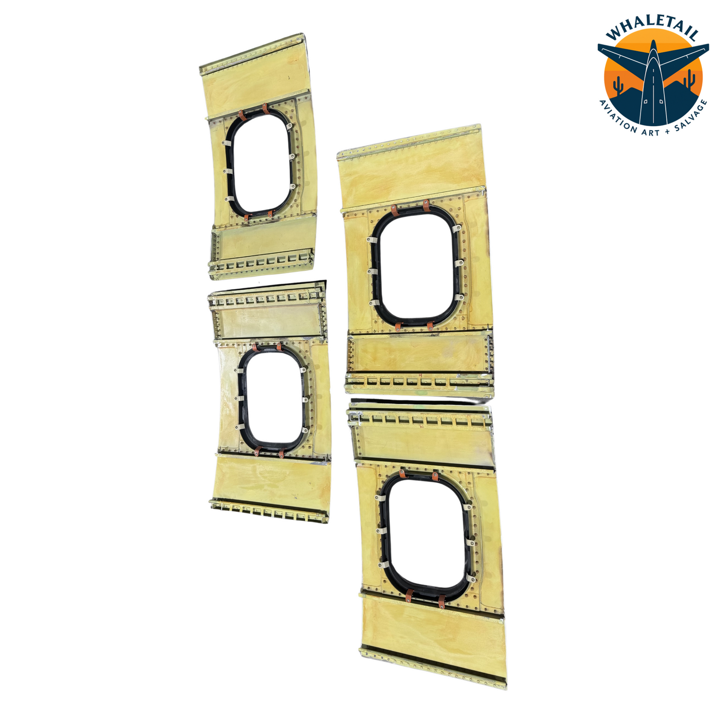 Southwest Airlines Boeing 737 Window Cut | Authentic Blue Aircraft Skin