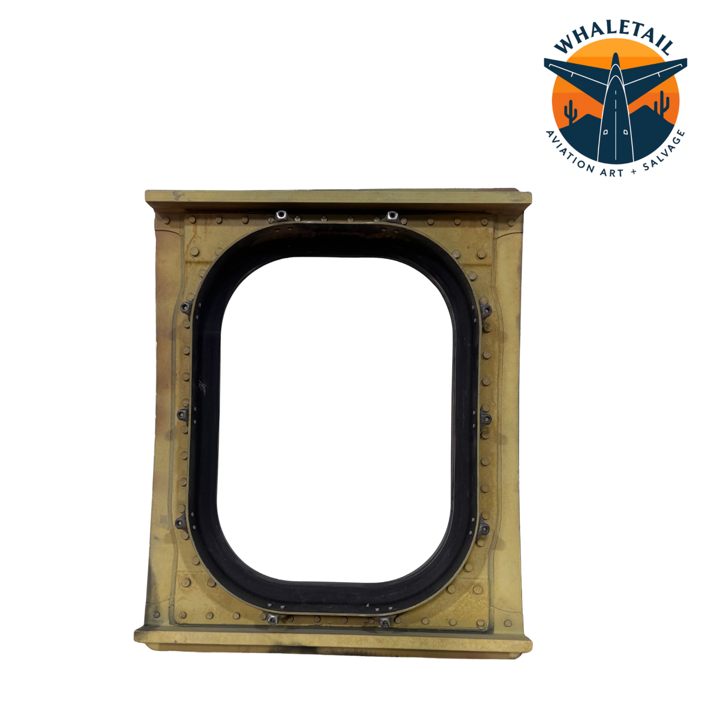 Boeing 737 Mirrored Polish Window Cut | Authentic Aircraft Window