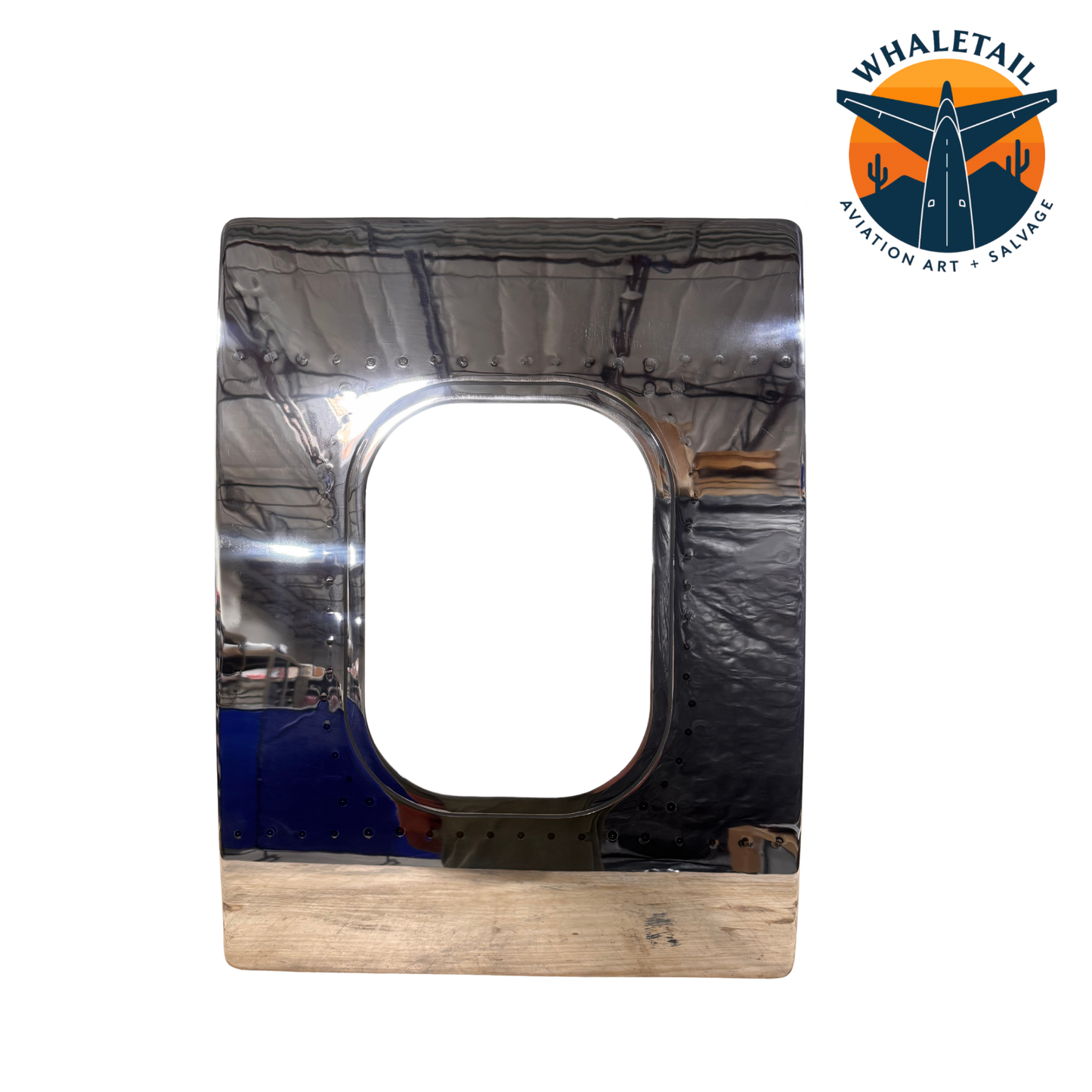 Boeing 747 Aircraft Polished Single Window Cut | Authentic Aircraft Window