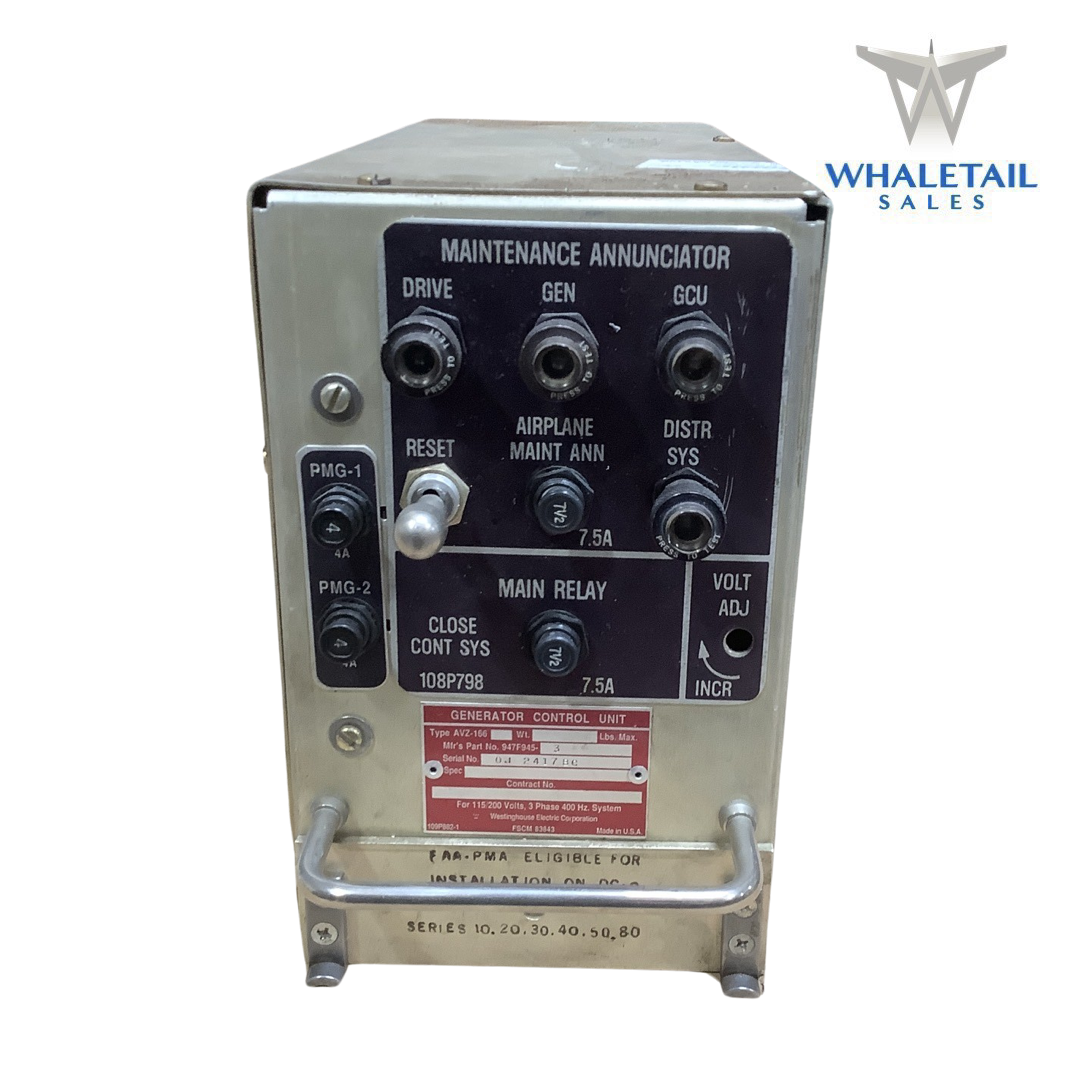 MD-80 Generator Control Unit – Whaletail Sales