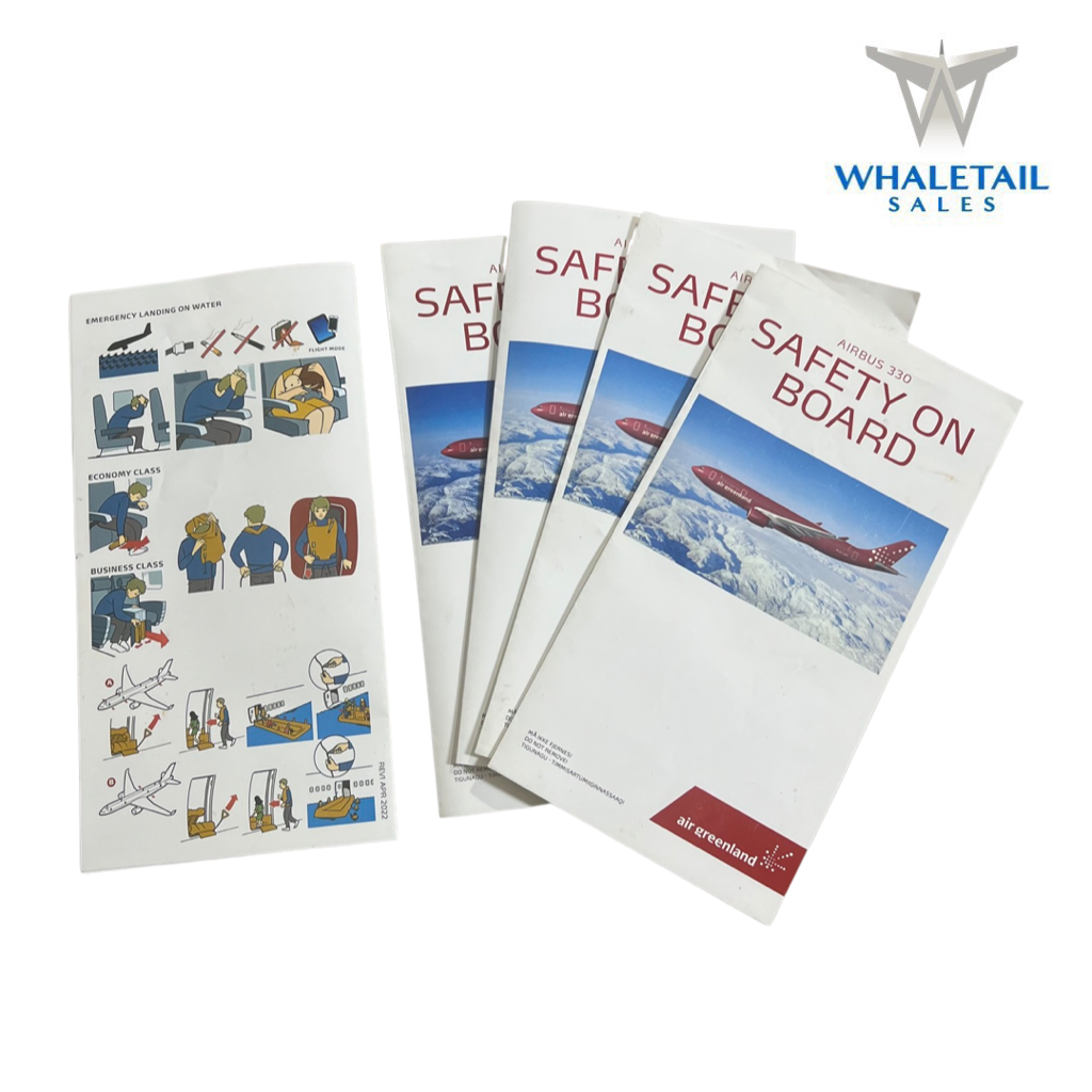 Air Greenland A330 Safety Cards