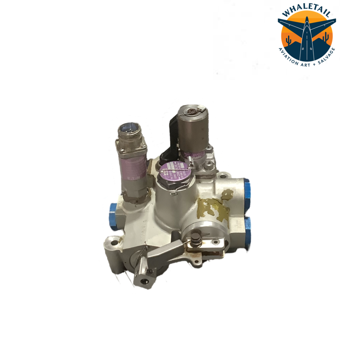 Hydraulic Pressure Switch / Solenoid Valve Housing – Retired Aircraft Systems PN 211C223 | 45080-1 | 2790521-102