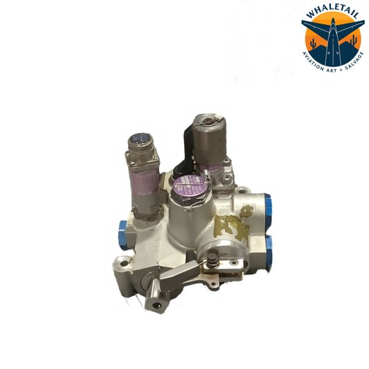 Hydraulic Pressure Switch / Solenoid Valve Housing – Retired Aircraft Systems PN 211C223 | 45080-1 | 2790521-102