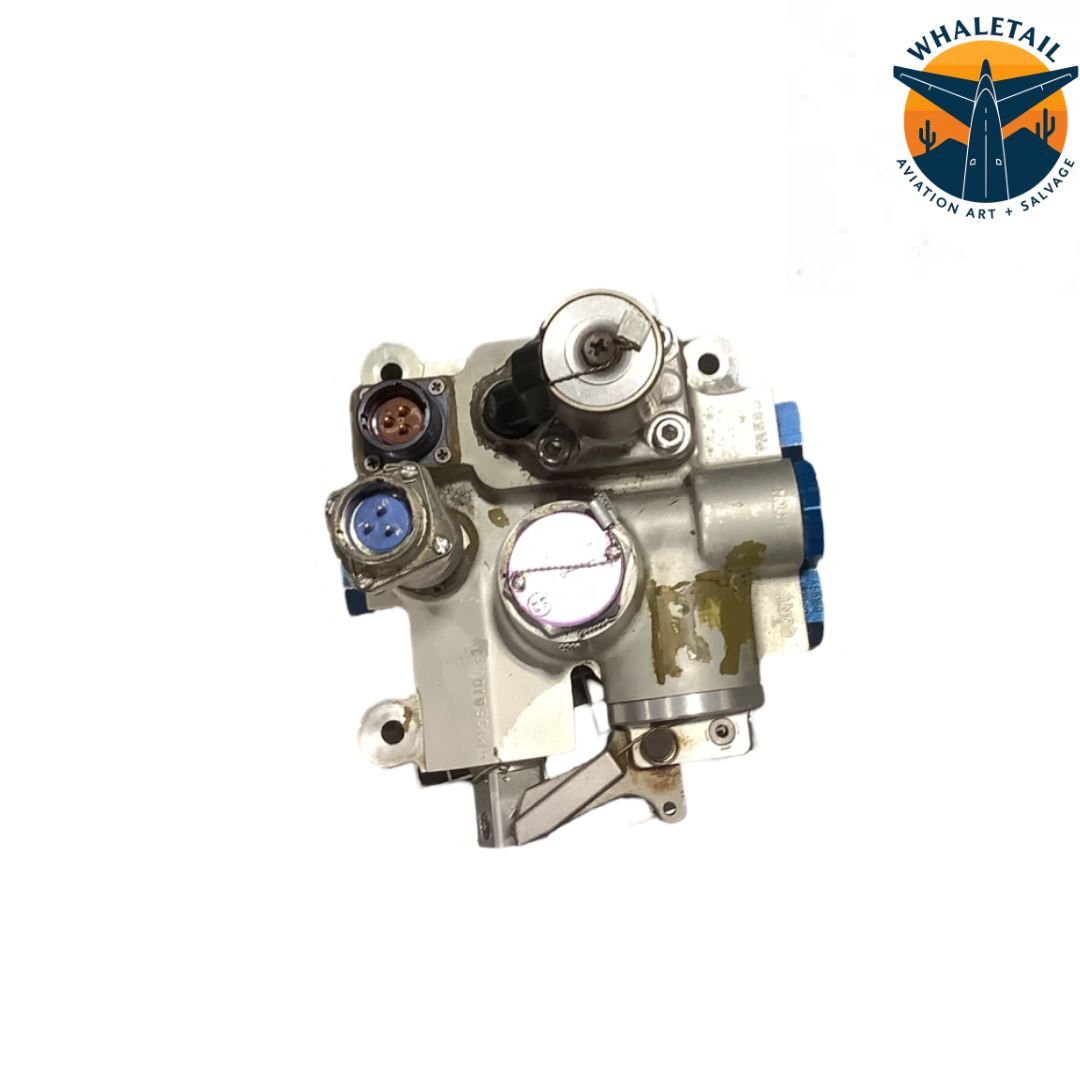 Hydraulic Pressure Switch / Solenoid Valve Housing – Retired Aircraft Systems PN 211C223 | 45080-1 | 2790521-102