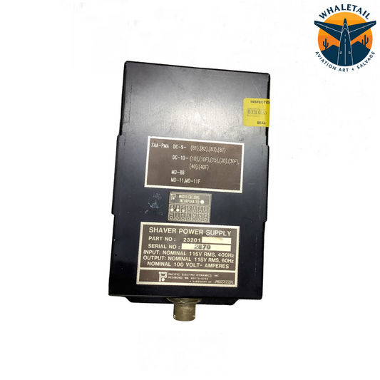 B767 Shaver Power Supply