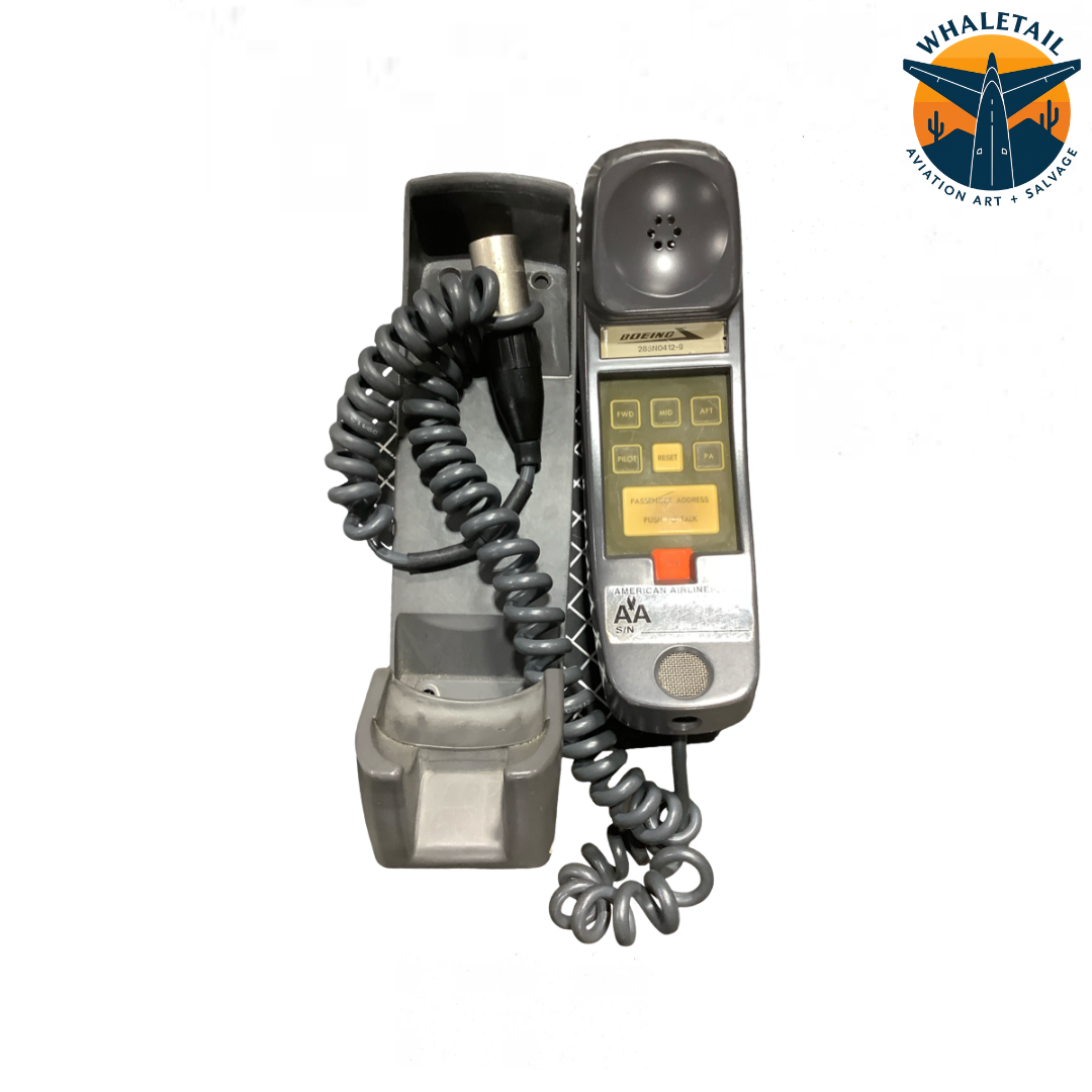 Handset phone American Airlines 757