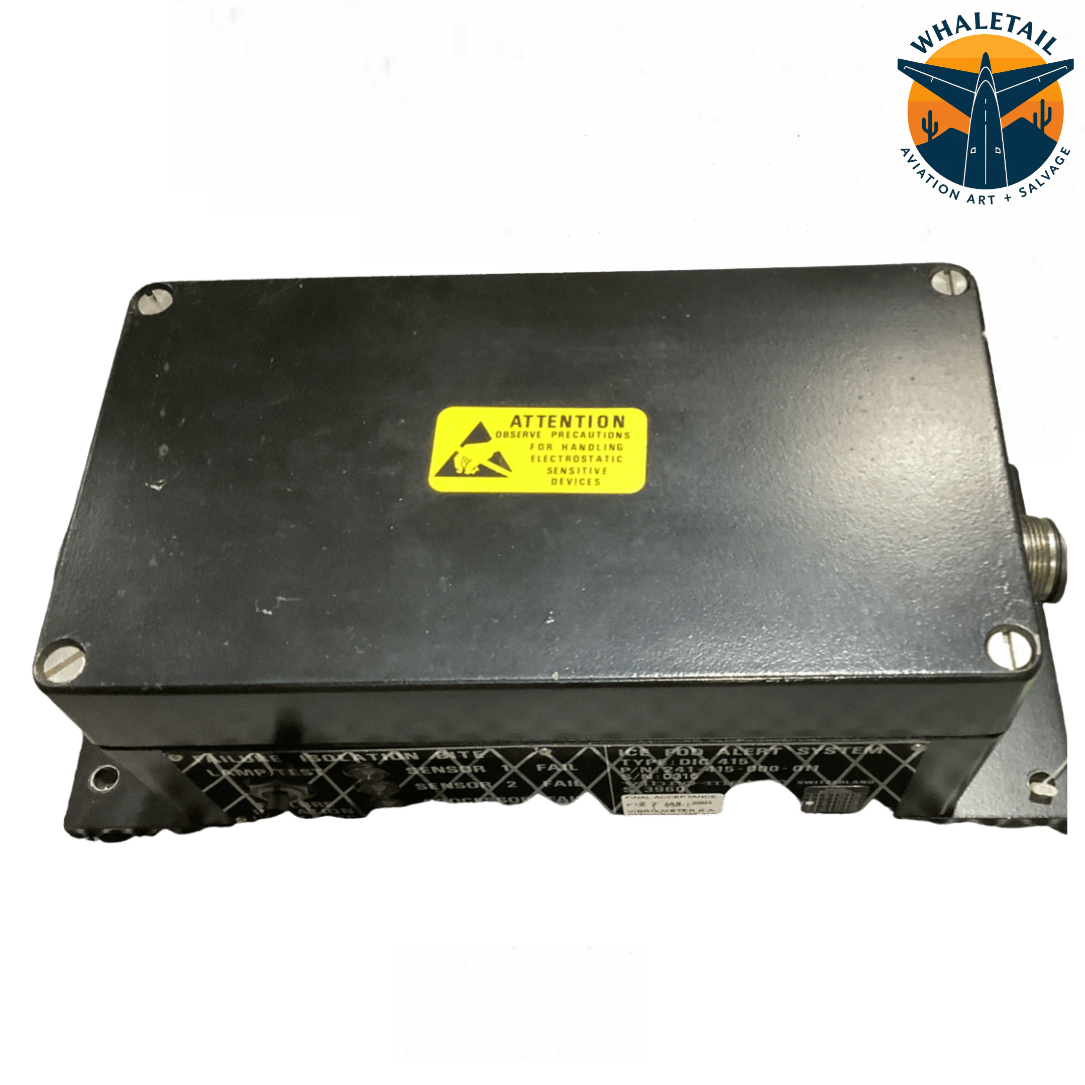 Vibro-Meter Aircraft Ice FOD Alert System Processor