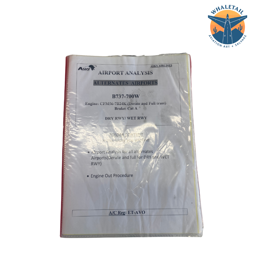 ASKY B737-700W Airport analysis