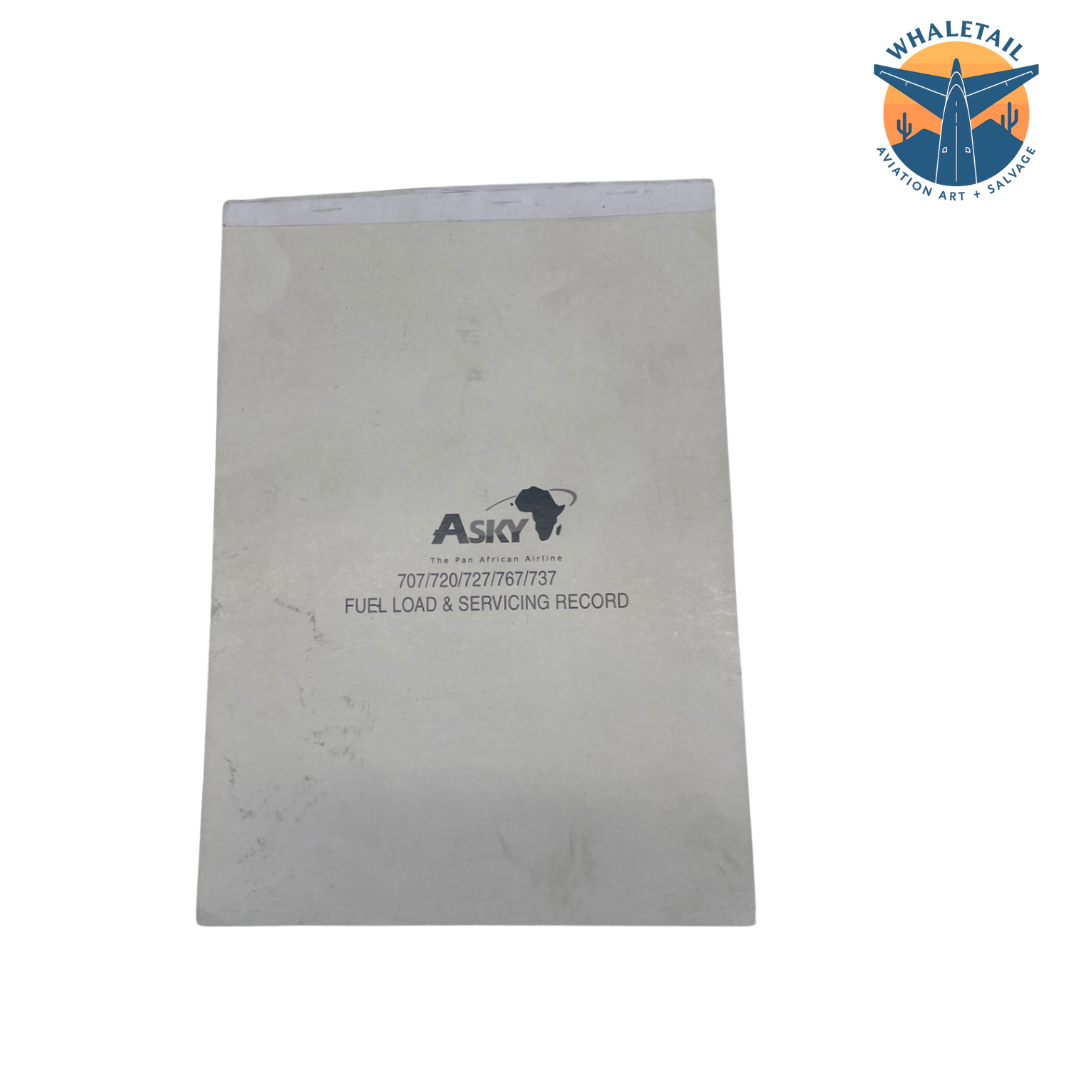 ASKY 737 Fuel Load & Servicing Record