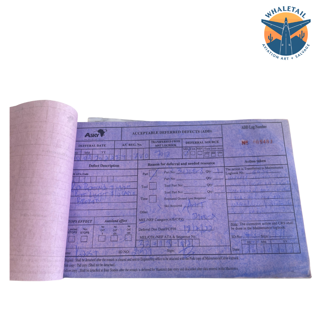 Asky ADD Flight Book