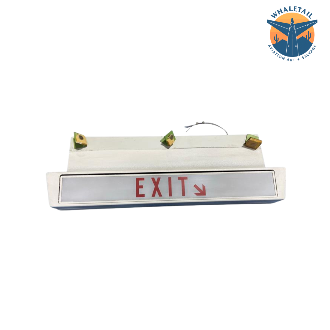 Double Sided 747-400 Exit Sign