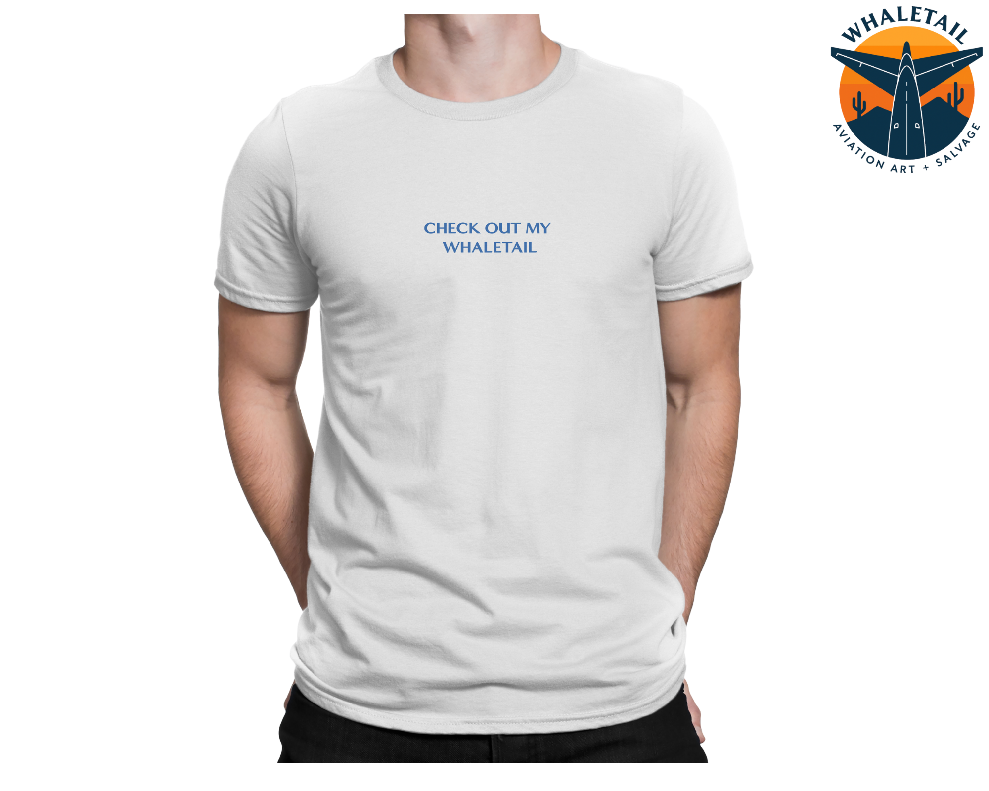 Check Out My Whale-Tail Airplane T-Shirt
