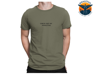 Check Out My Whale-Tail Airplane T-Shirt
