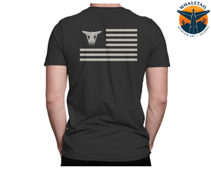 Whale-Tail Sales American Flag T-Shirt