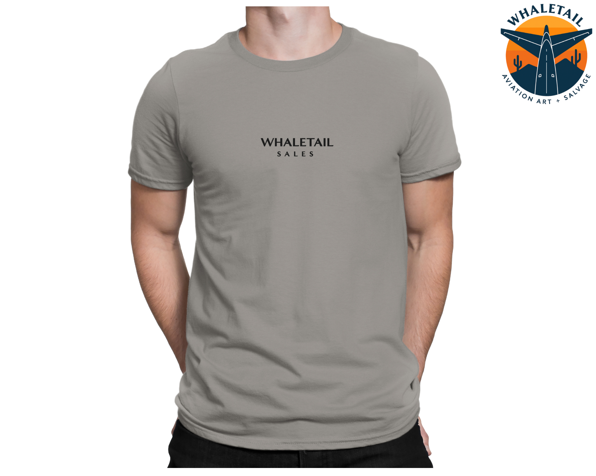 Whale-Tail Sales American Flag T-Shirt