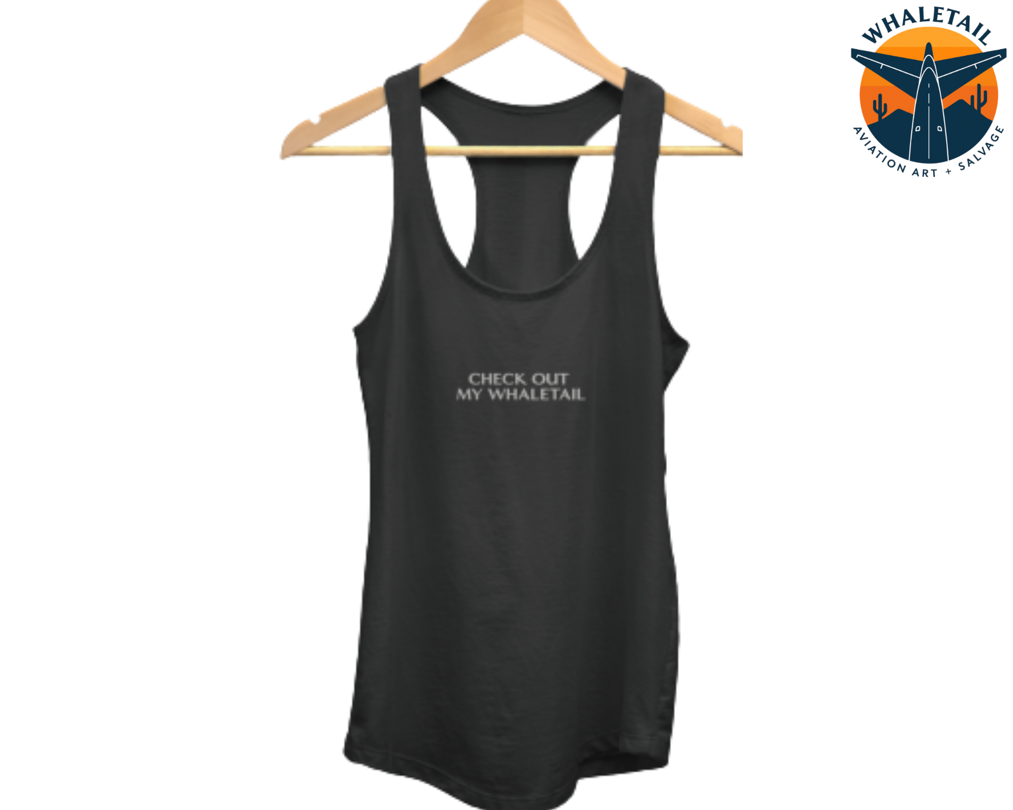 Check Out My Whaletail Women’s Tank Top