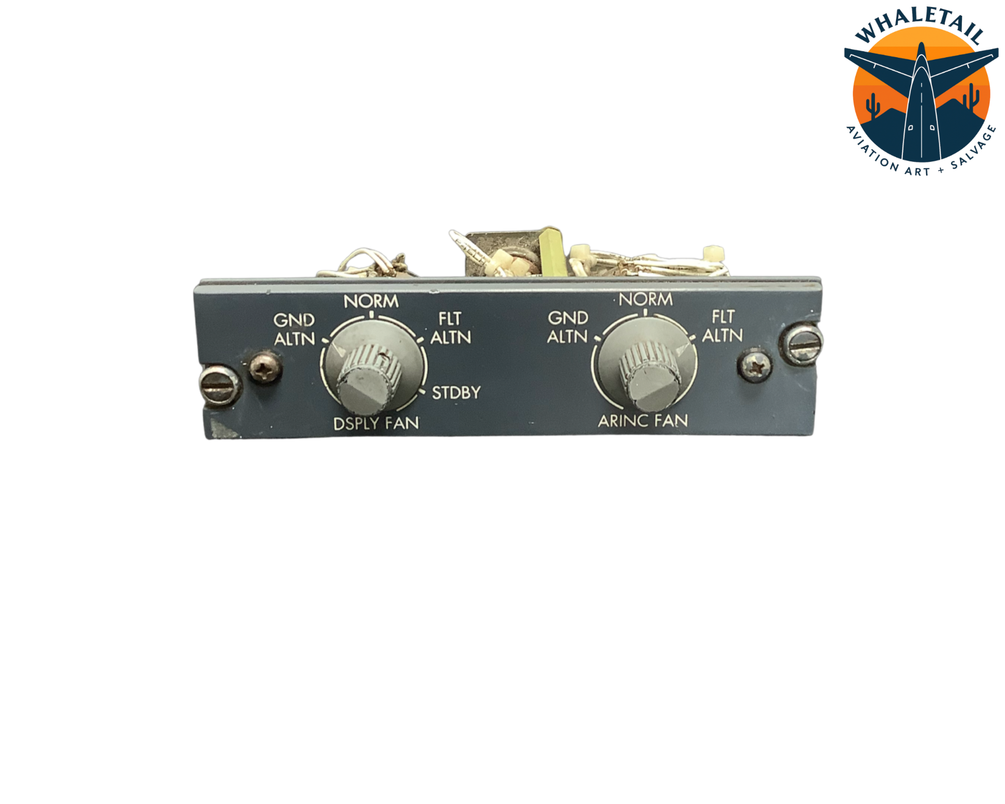 CRJ-200 Display Fan Control Panel
