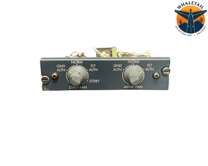 CRJ-200 Display Fan Control Panel
