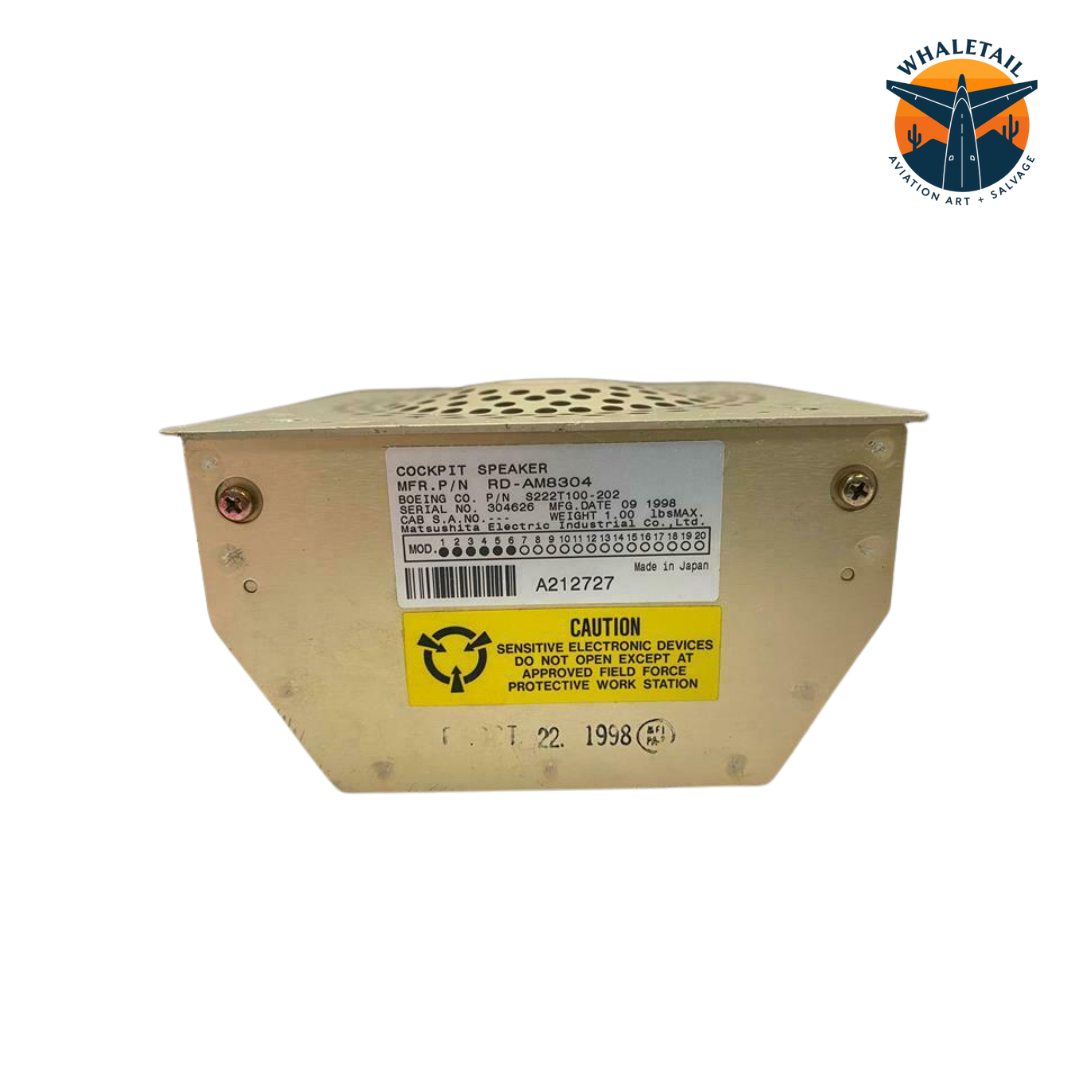 Original 747-400 Cockpit Speaker