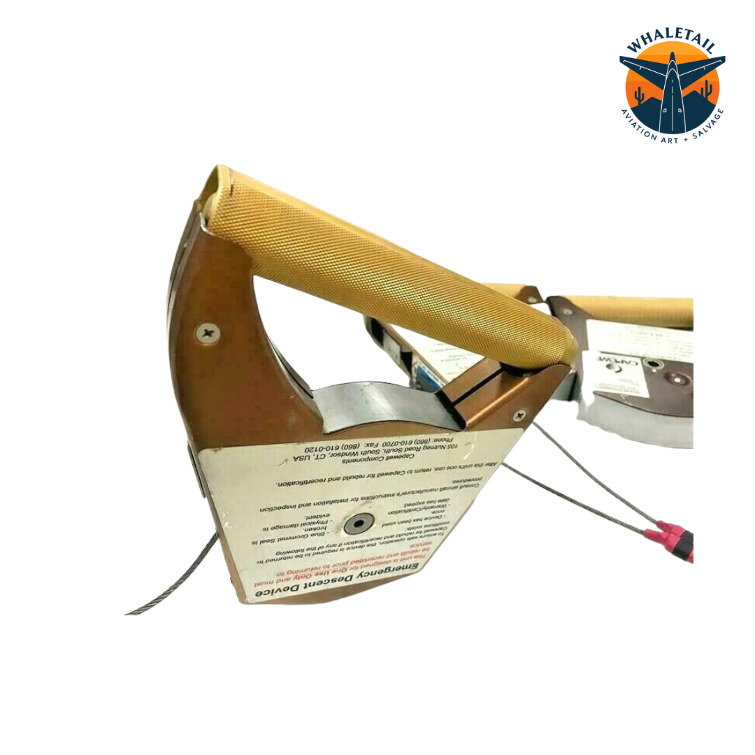 Original Aircraft 747-400 Emergency Decent Device from the Flight Deck