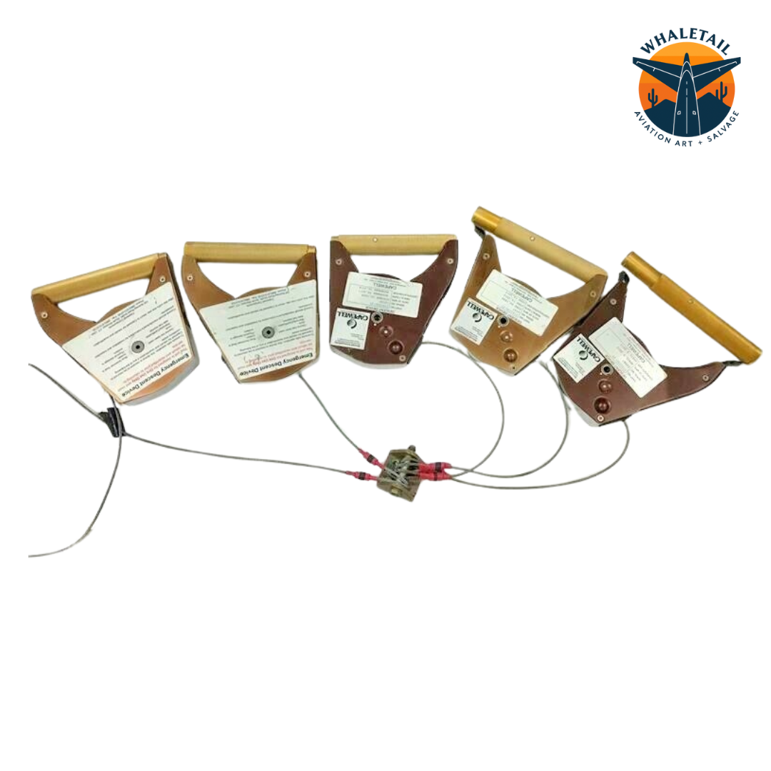 Original Aircraft 747-400 Emergency Decent Device from the Flight Deck