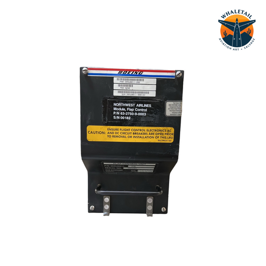 Original 747-400 Flap Control Module out of the Avionics Bay