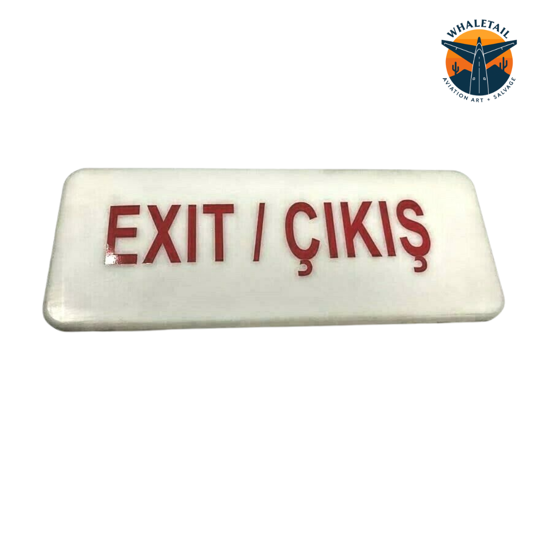 Original A330-200 Onur Air Exit Sign