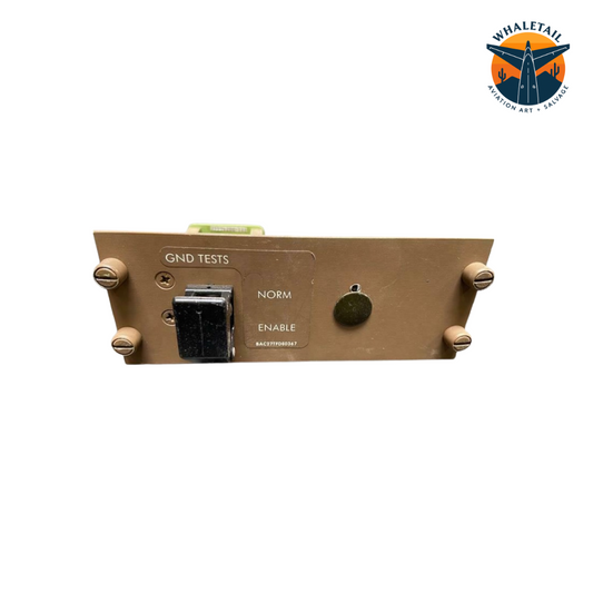 747-400 GND Test Switch from Flight Deck