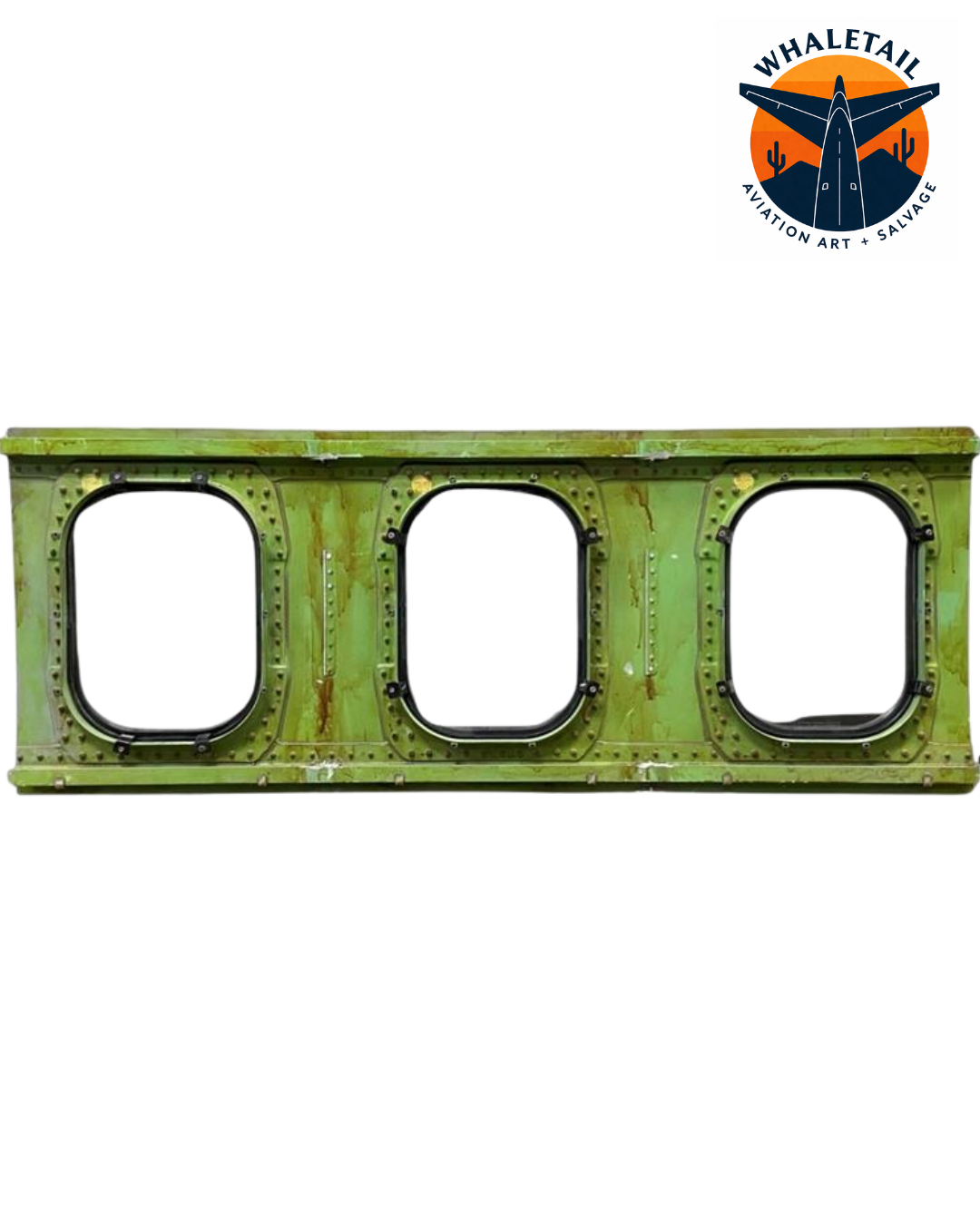 Boeing 747 Aircraft 3-Window Fuselage Section