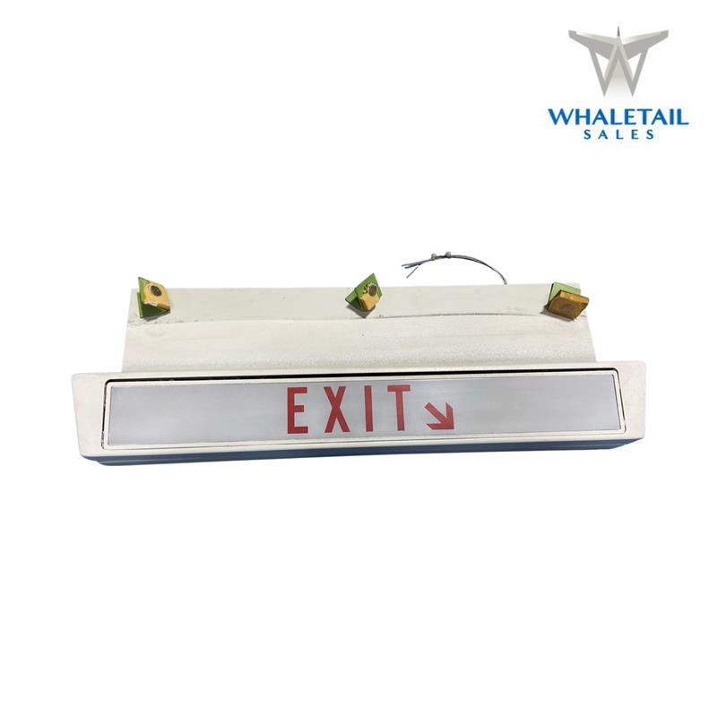 Double Sided 747-400 Exit Sign