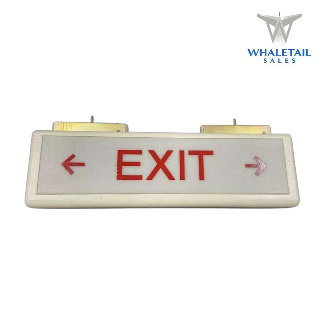 747-400 Cabin Exit Sign