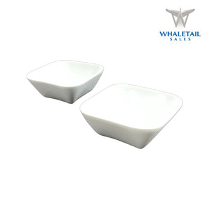 Authentic In Flight Bowls White