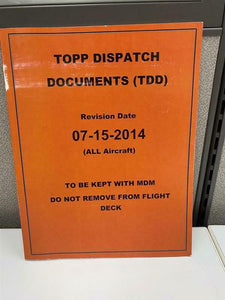 Original 747-400 TOPP Disbatch Documents
