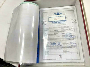 Original A330-200 Onur Air "True Certified Copy of Carry on Documents, Manuals"