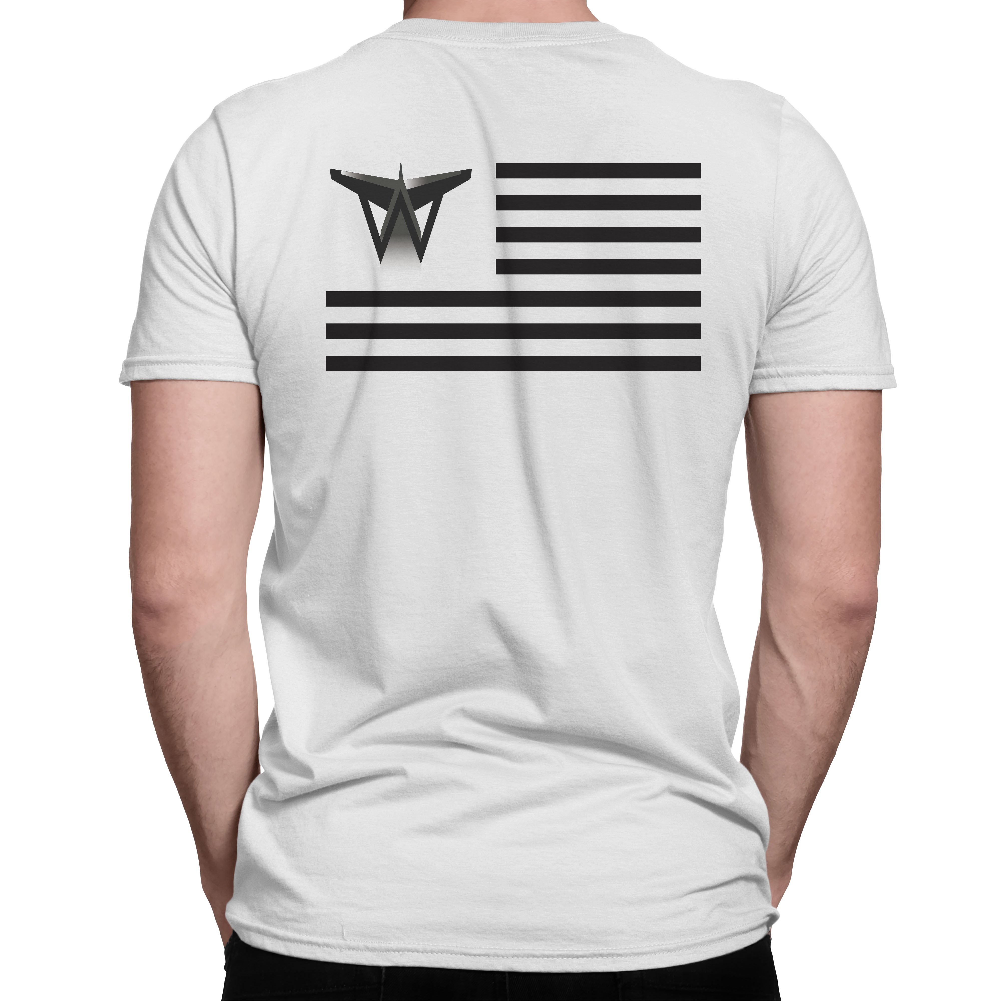 Whale-Tail Sales American Flag T-Shirt