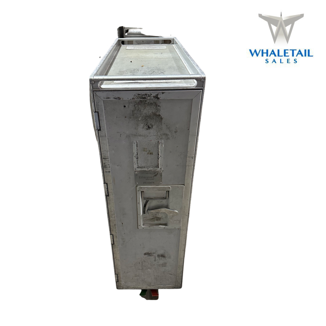 Ethiopian Full Size Galley Cart light grey 2